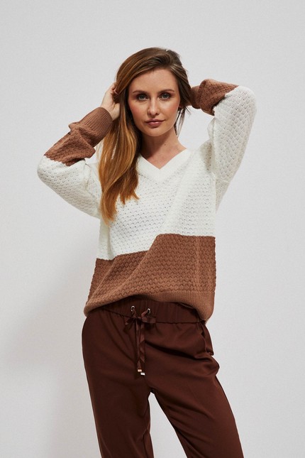 Two-tone sweater