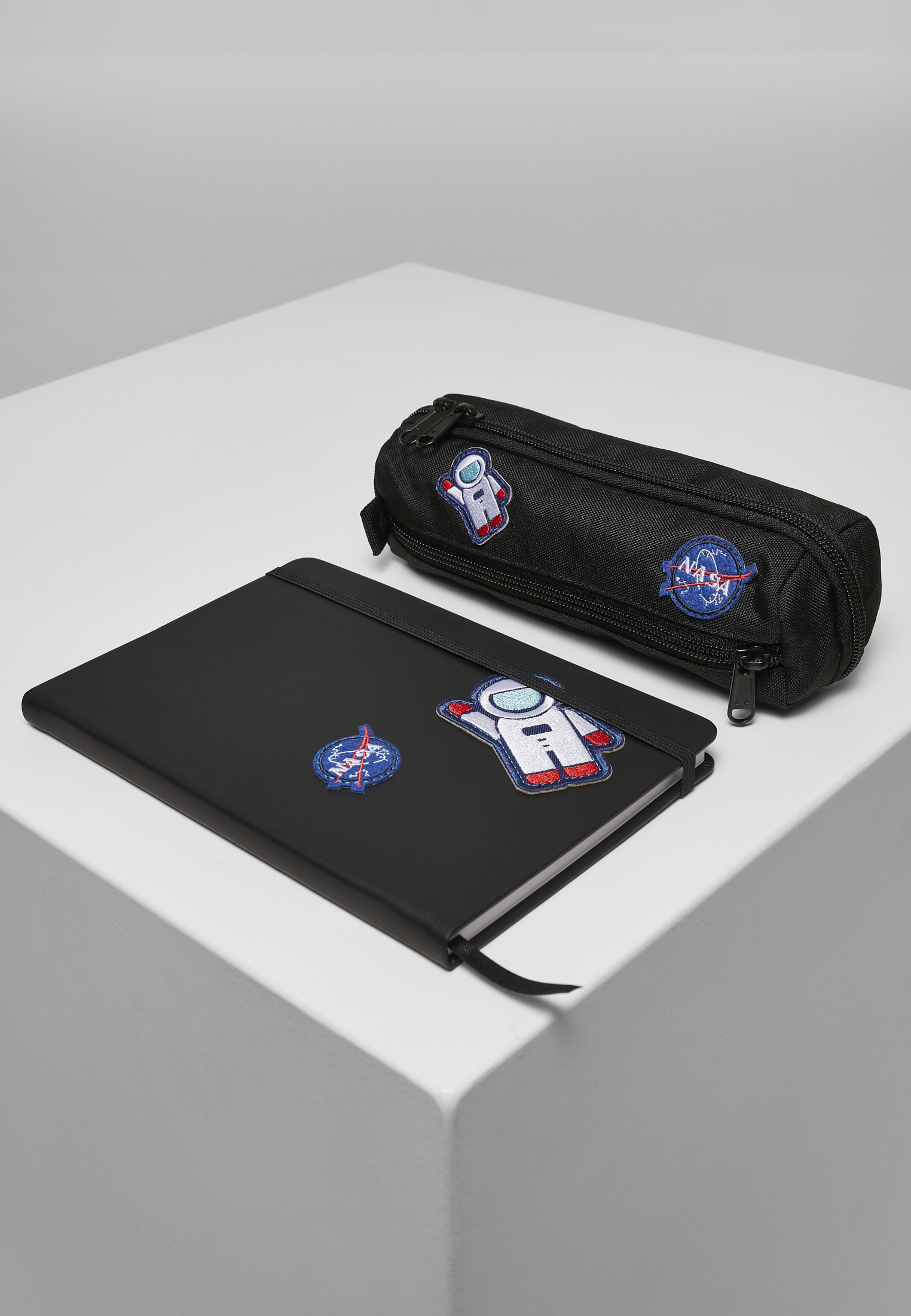 NASA Notebook & Pencil Set Black