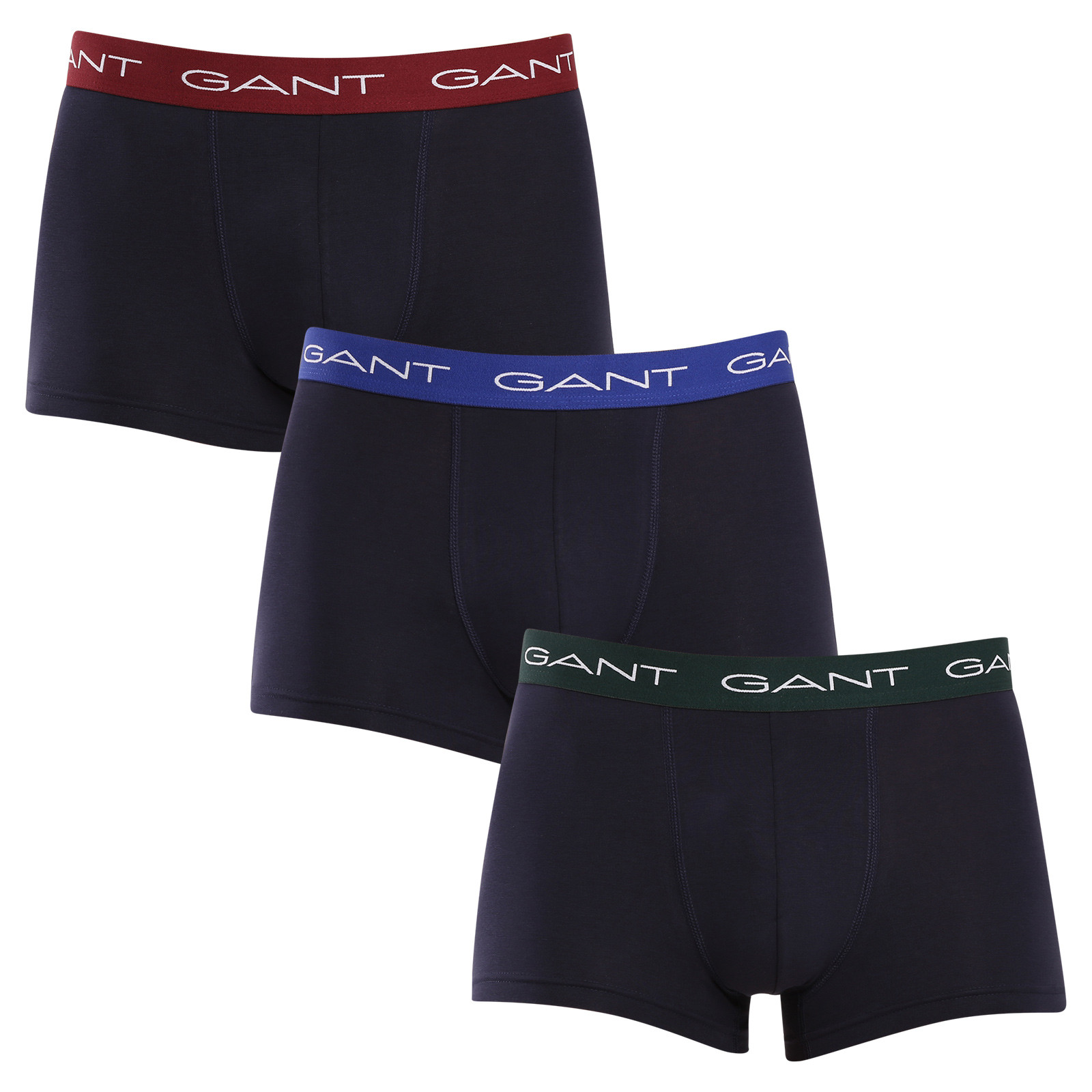 3PACK men's boxers Gant blue