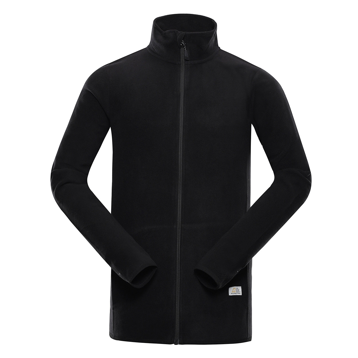 Men's fleece sweatshirt ALPINE PRO GARIM black