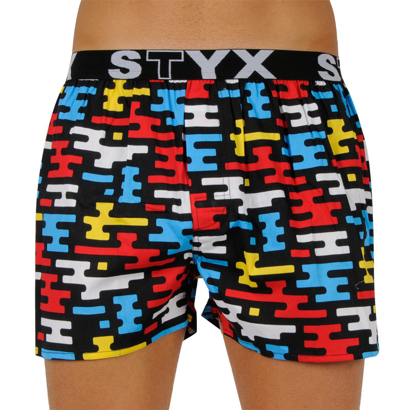 Pánské Trenky Styx Art Sportovní Guma Flat