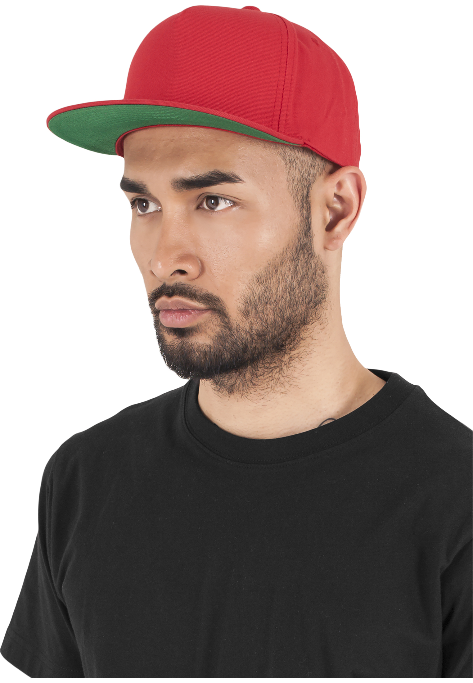 Classic 5 Panel Snapback červená