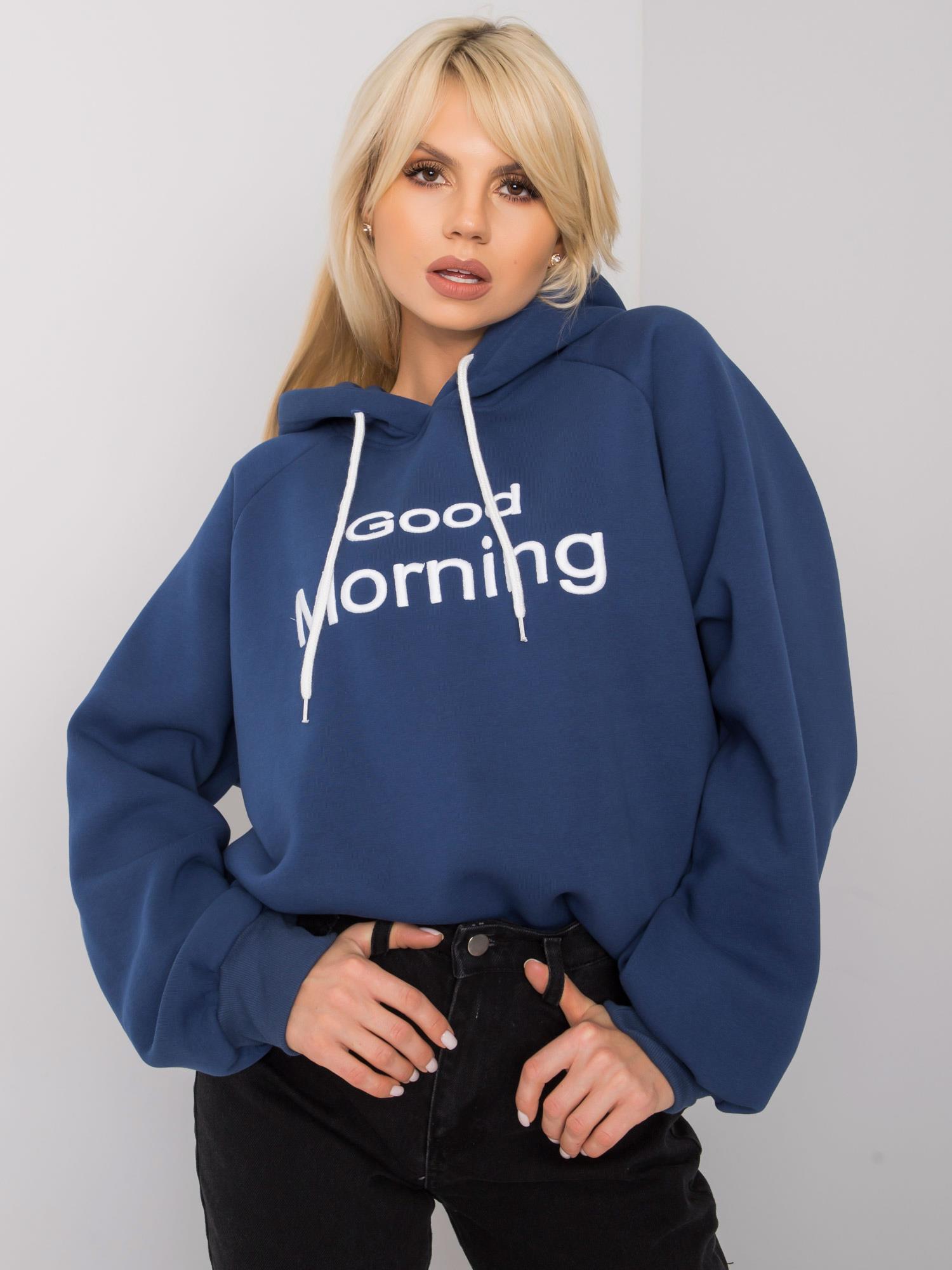 Dark Blue Padded Hoodie