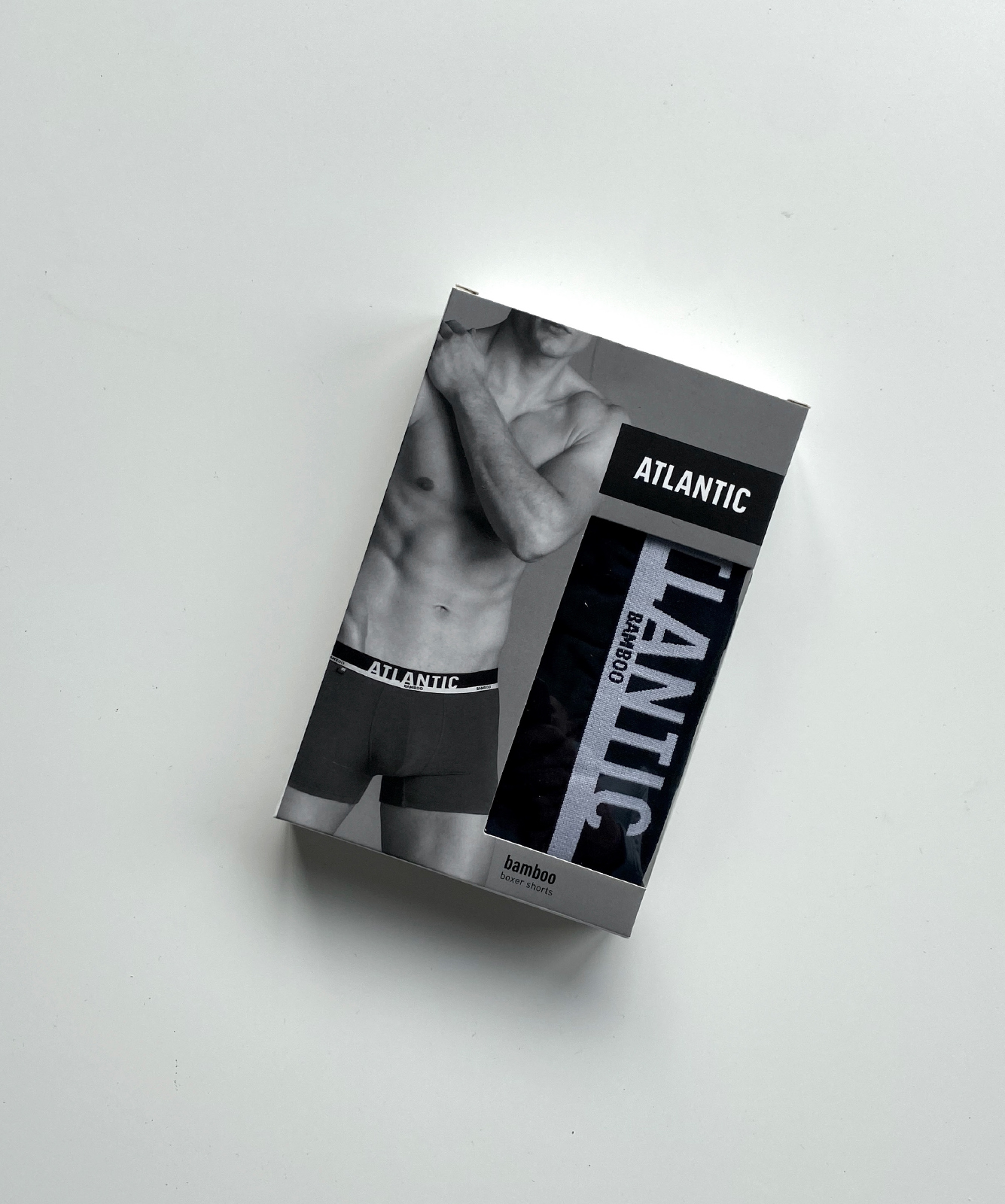 Boxeri sportivi masculini ATLANTIC - Negru