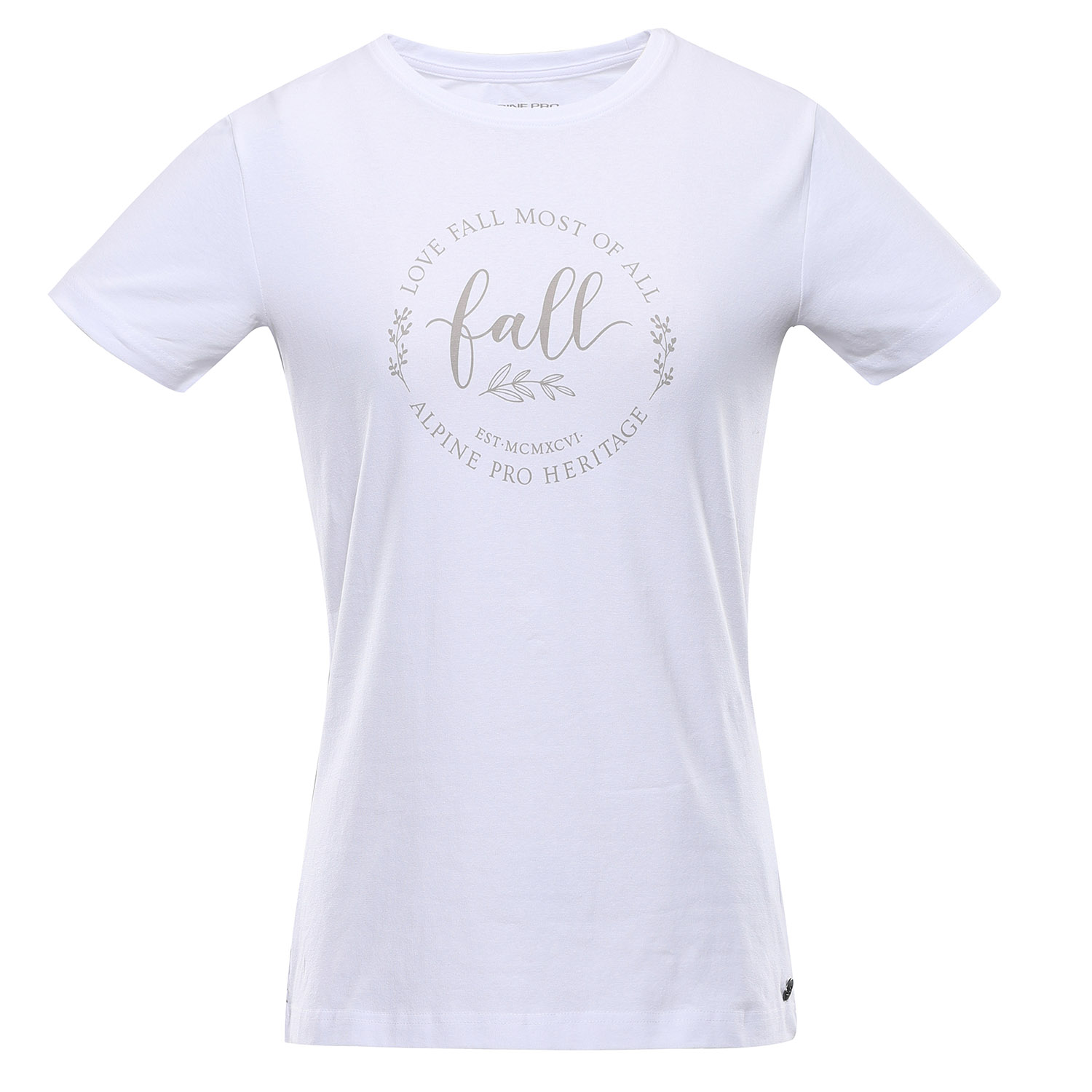 Women's Cotton T-shirt ALPINE PRO ALLONA White Variant Pa