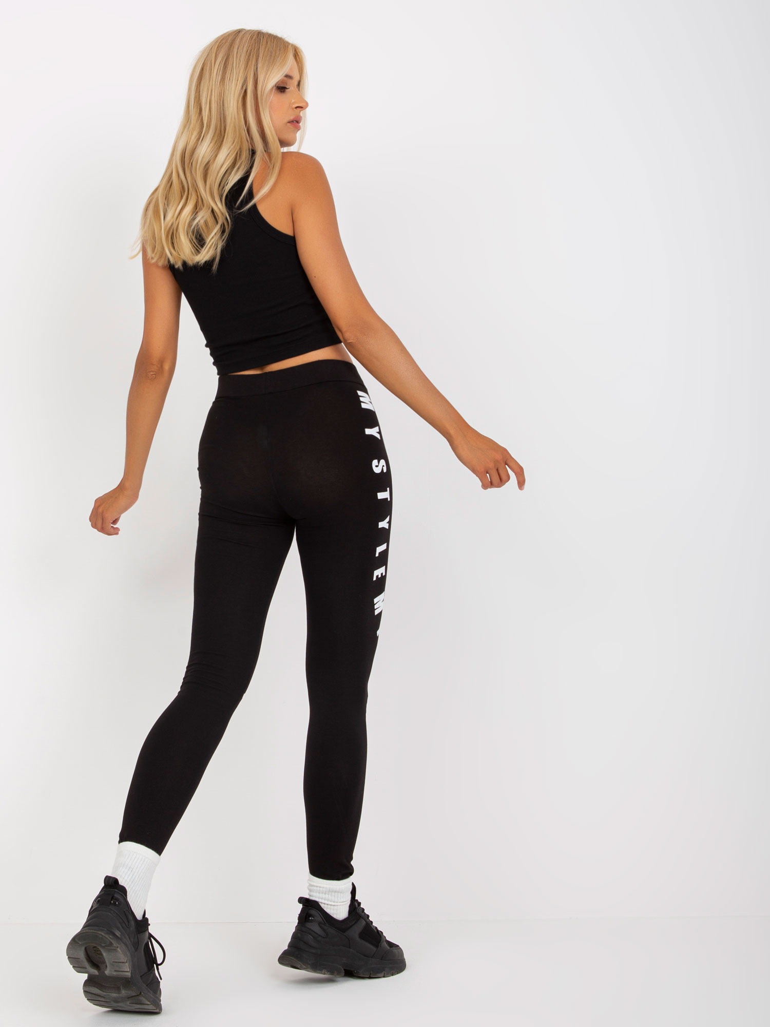 black-slim-cotton-sports-leggings