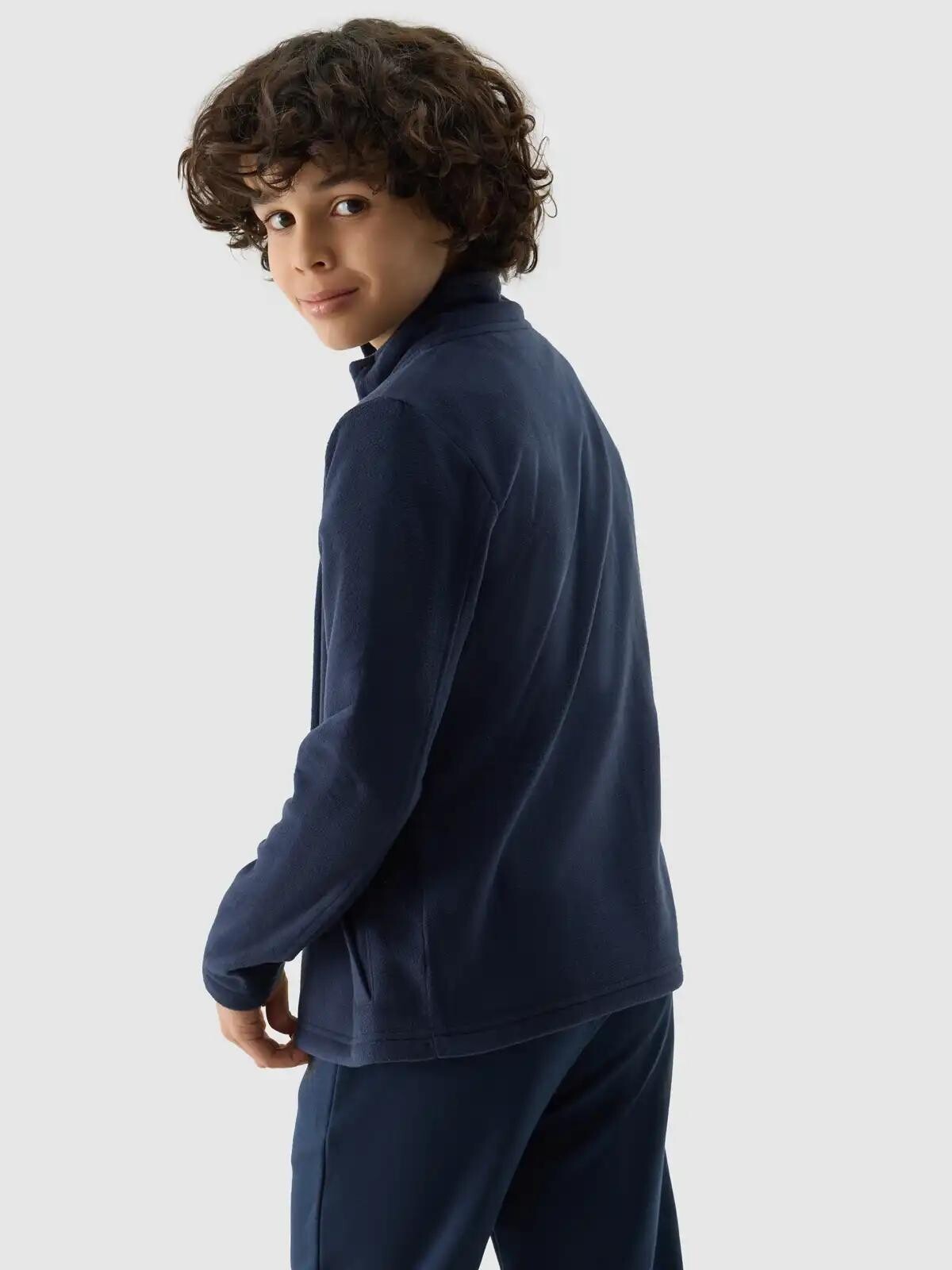 Boys&#039; fleece sweatshirt 4F