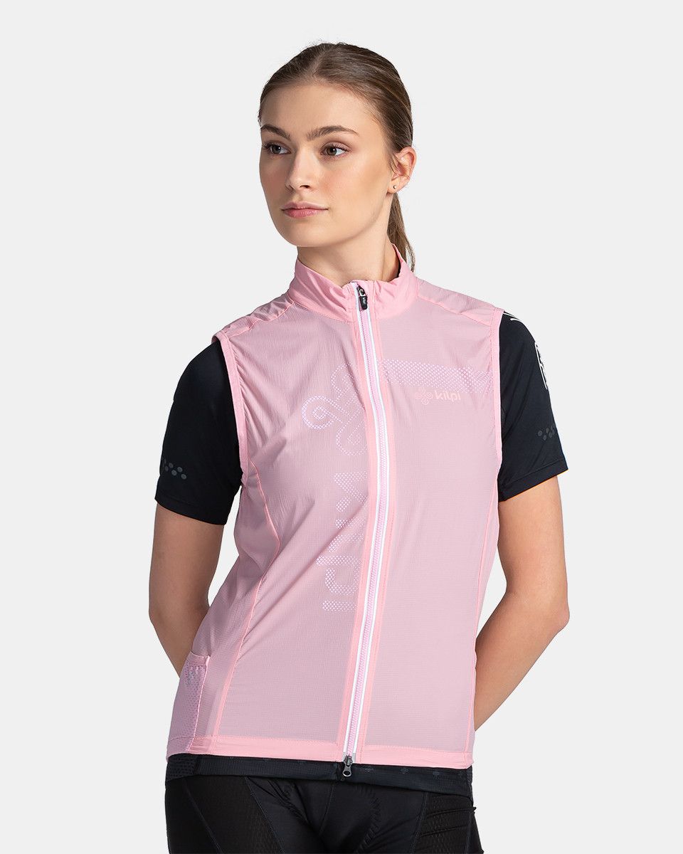 Women's Ultra-light Vest KILPI FLOW-W Light Pink