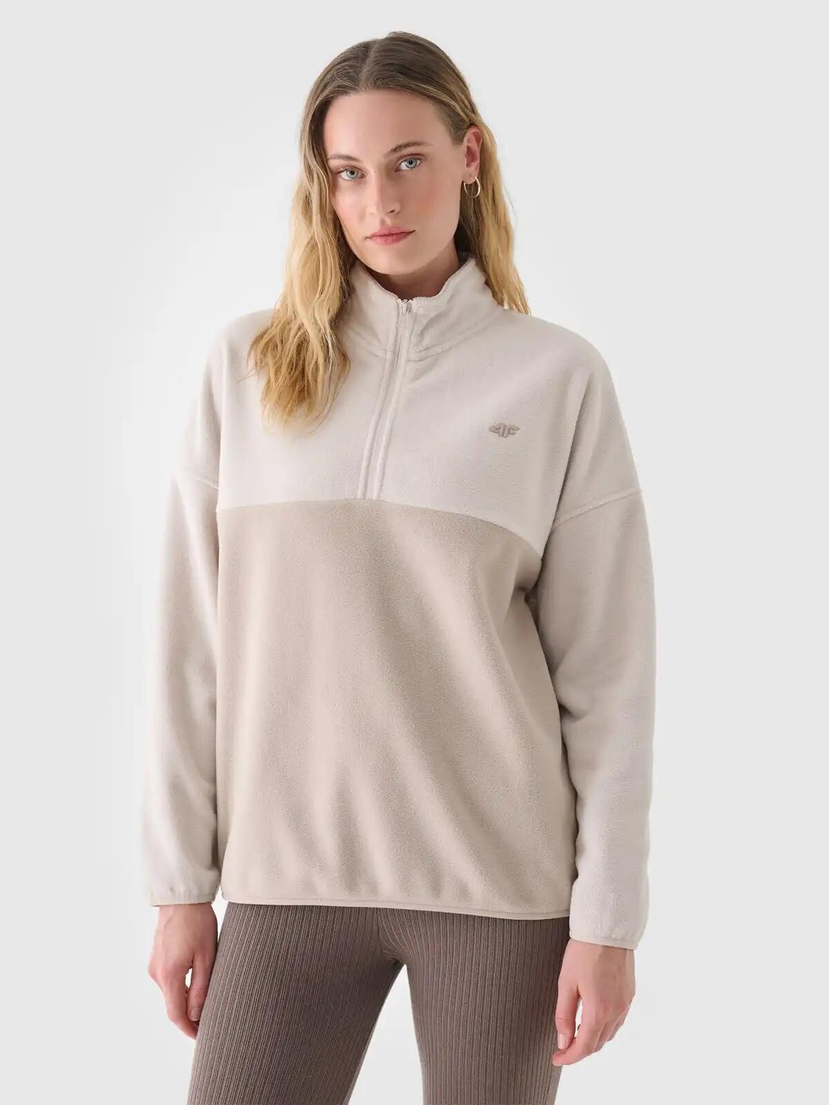 Women's fleece sweatshirt 4F