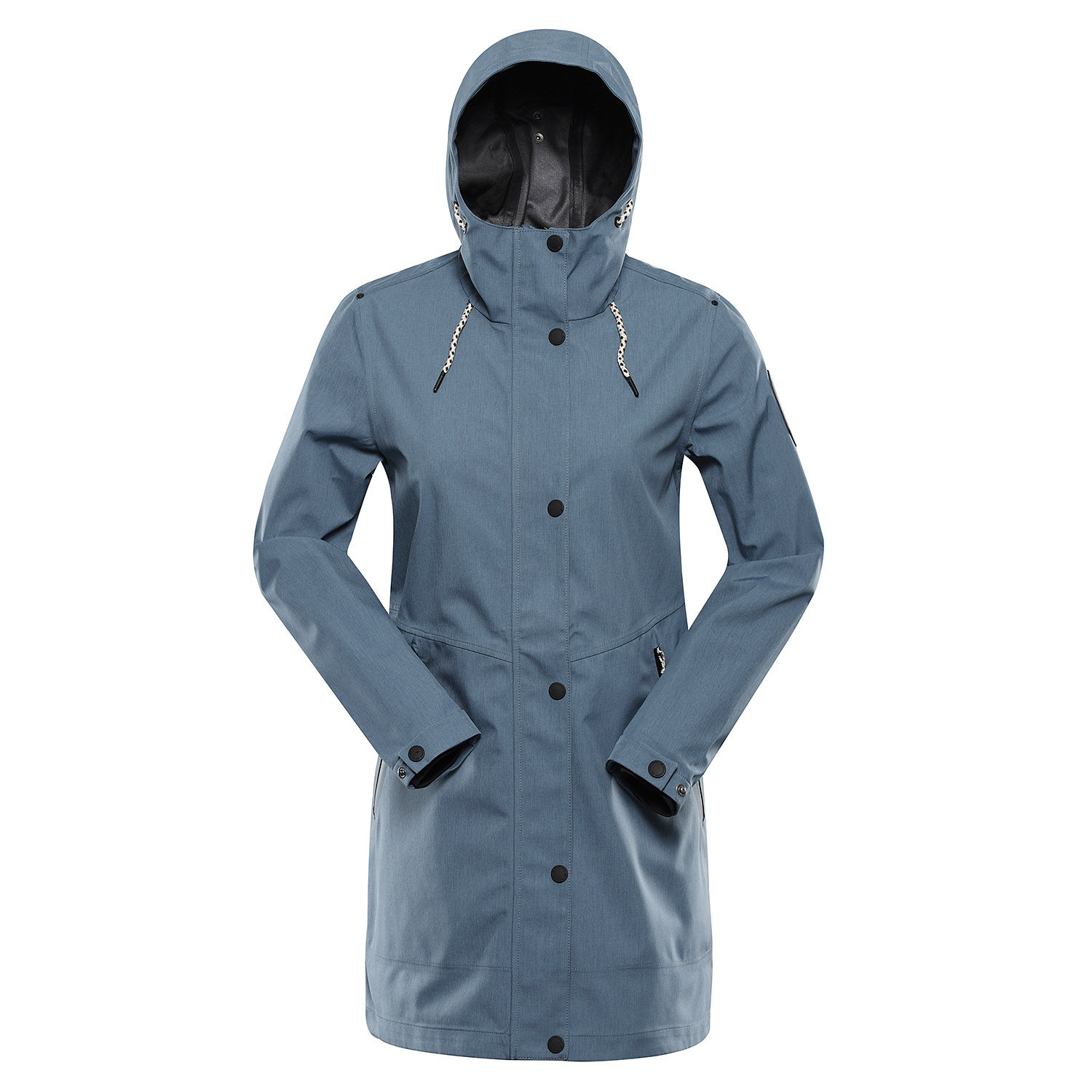 Women's waterproof coat with ptx membrane ALPINE PRO PERFETA blue mirage