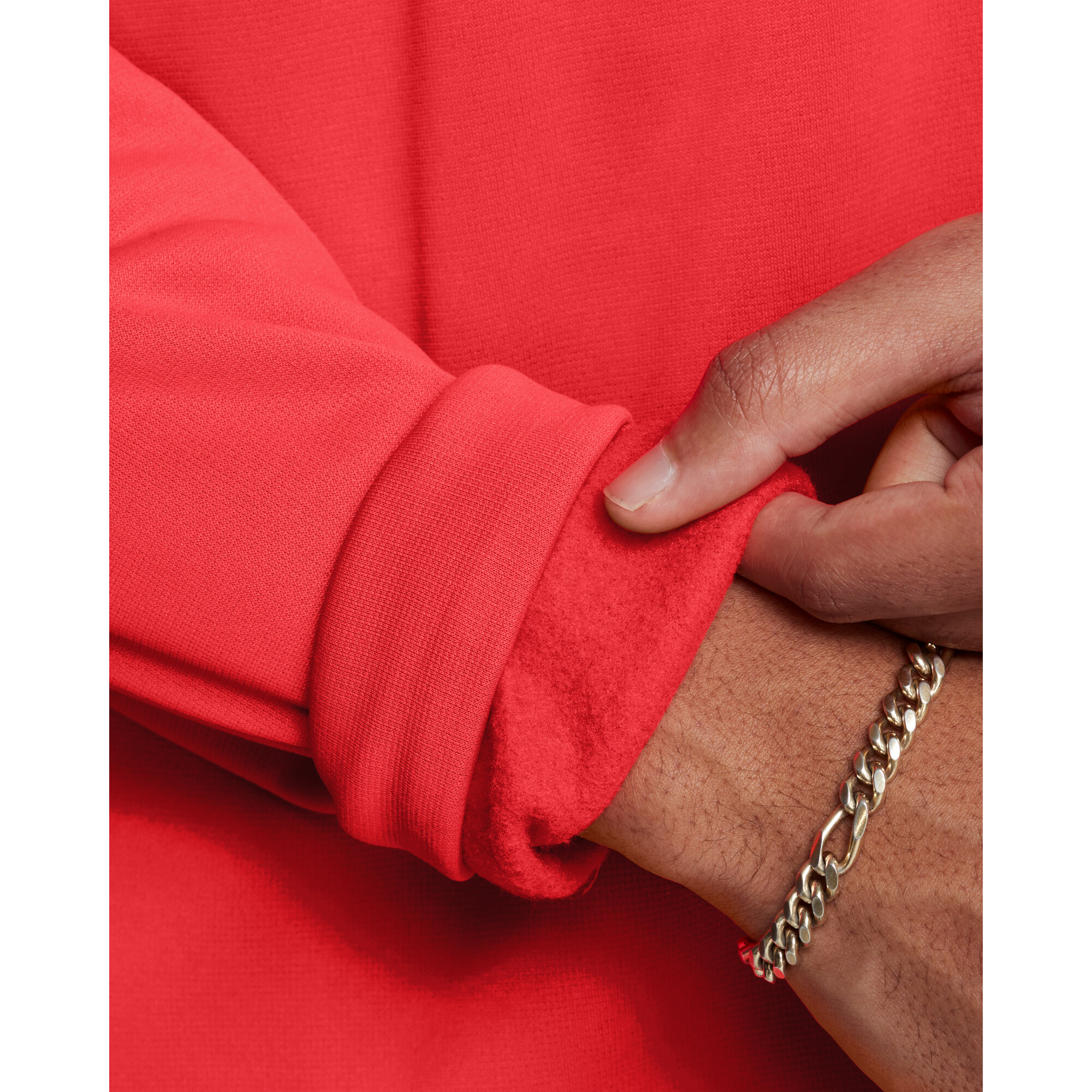 UA Armour Fleece 1/4 Zip-RED