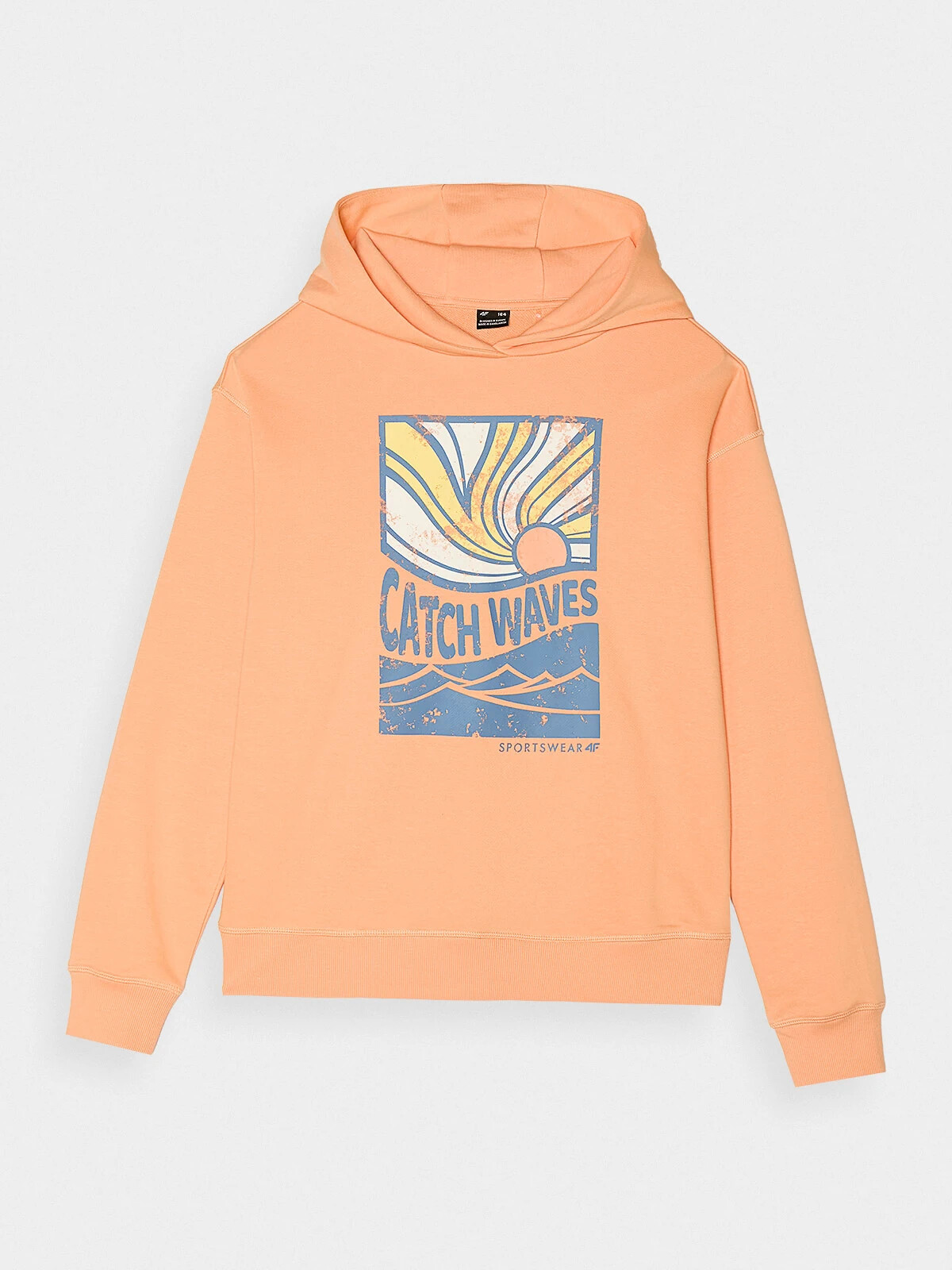 Boys&#039; 4F Hoodie - Orange
