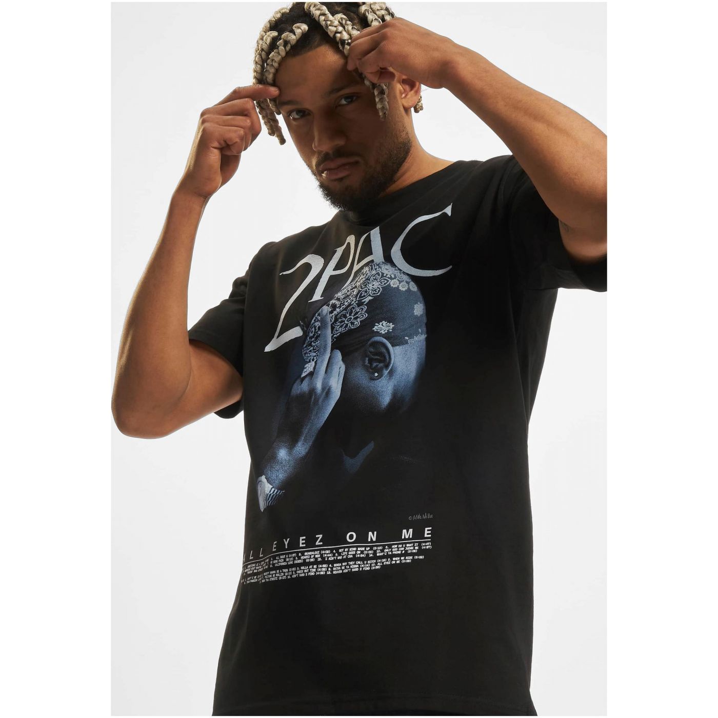 Tupac All F*ck The World 2.0 Oversize T-Shirt Black