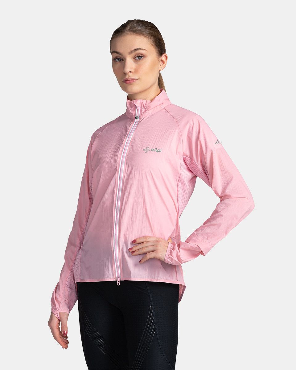 Levně Dámská běžecká bunda Kilpi TIRANO-W Světle růžová