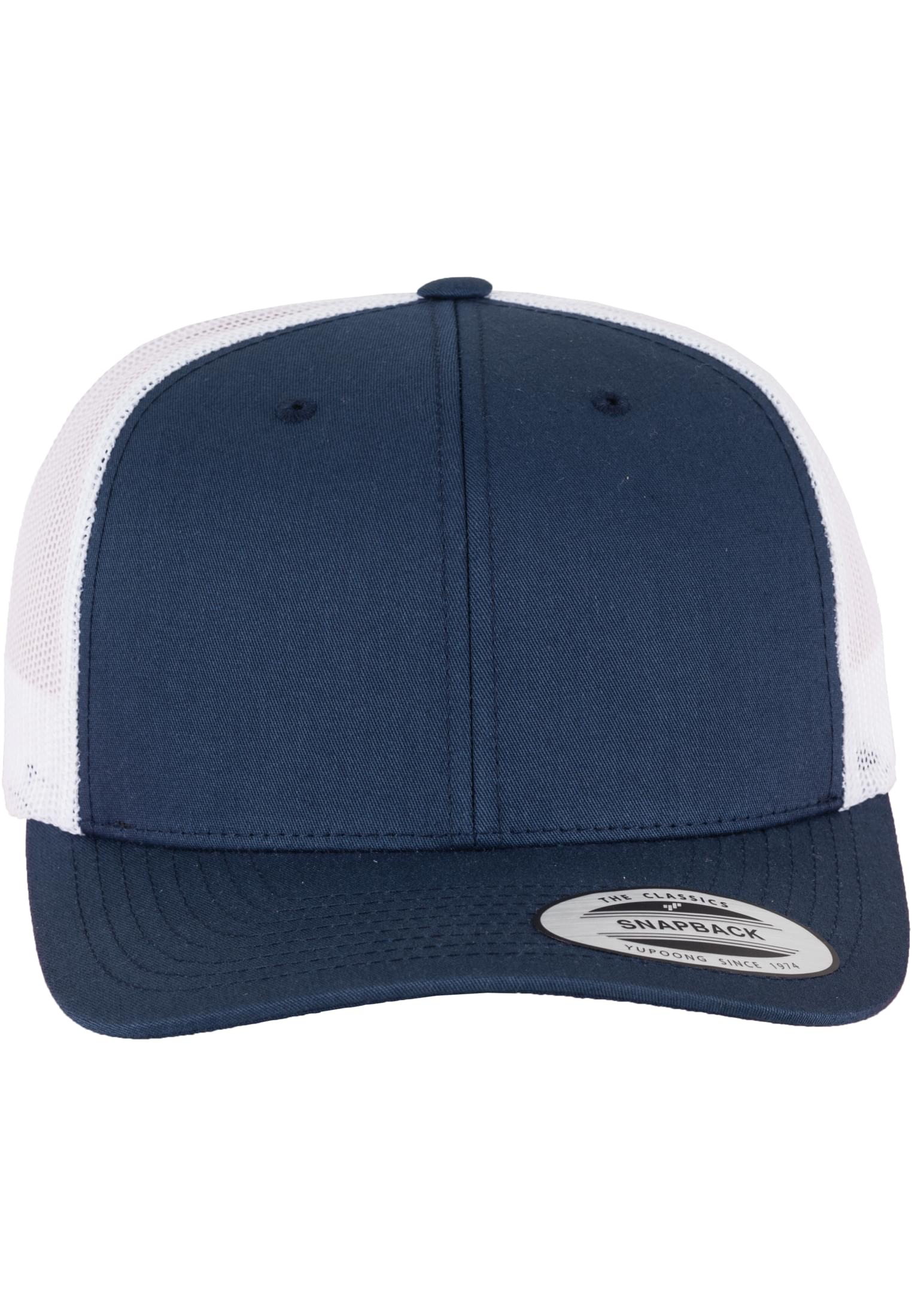 Retro Trucker 2-farebná námornícka/biela
