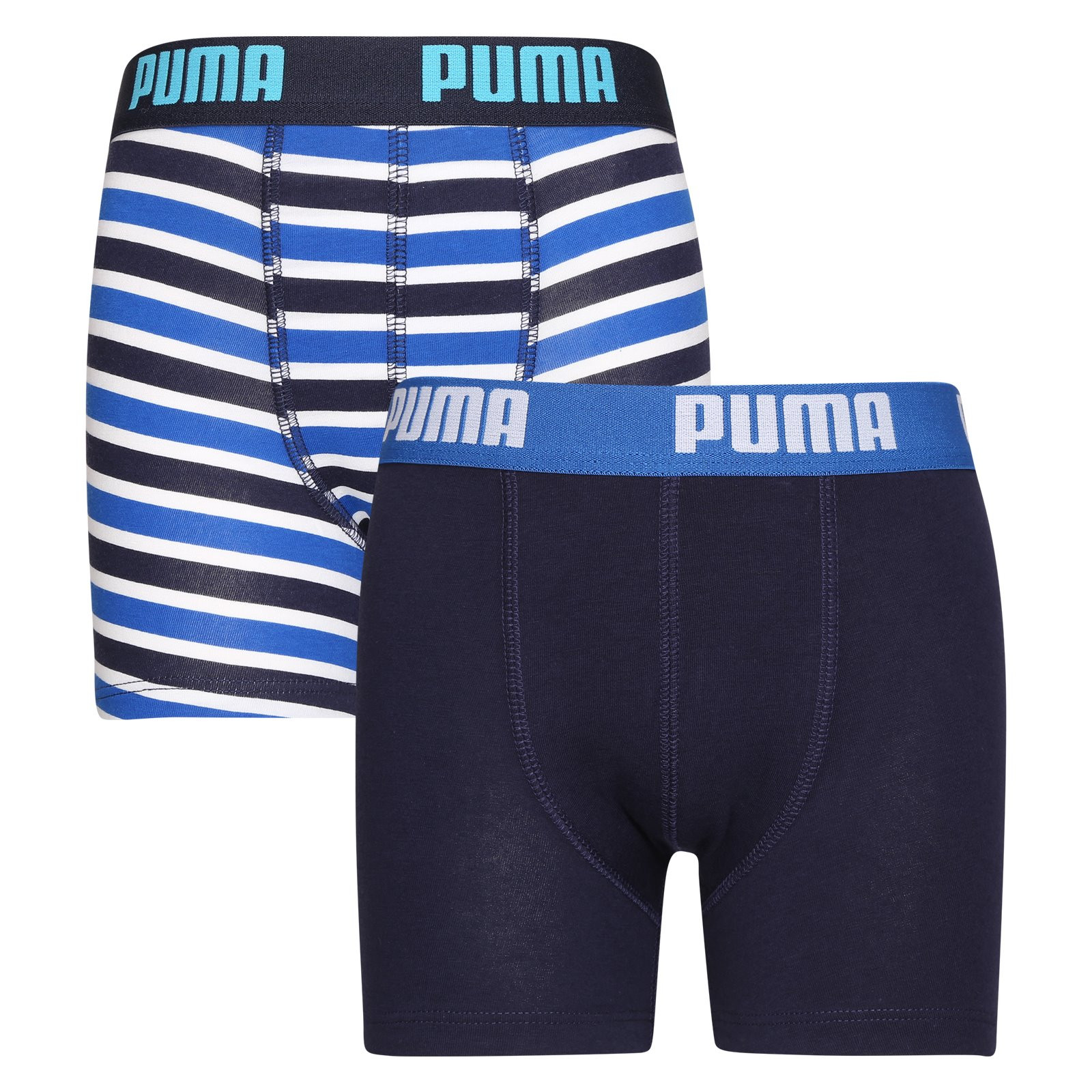 2PACK Boys Boxer Shorts Puma Multicolor