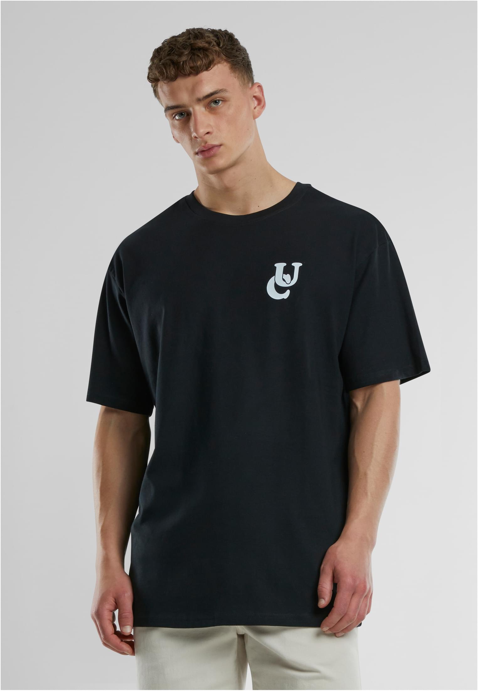 Men's T-shirt UC Weavy Logo Heavy Oversized Black