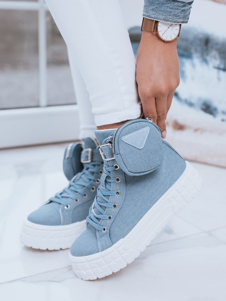 Trampki damskie WEIRA niebieskie Dstreet