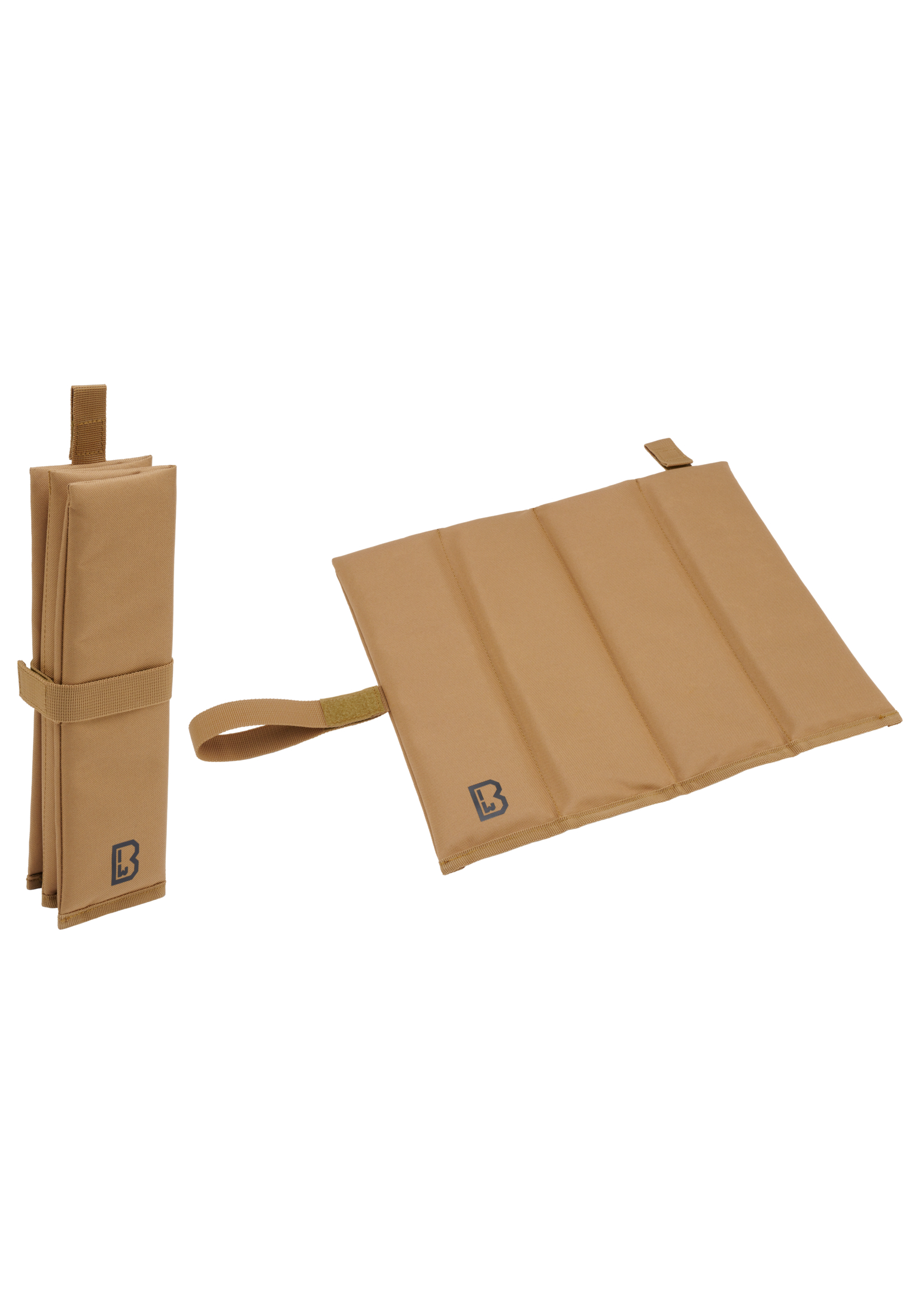 Seat pad folded camel