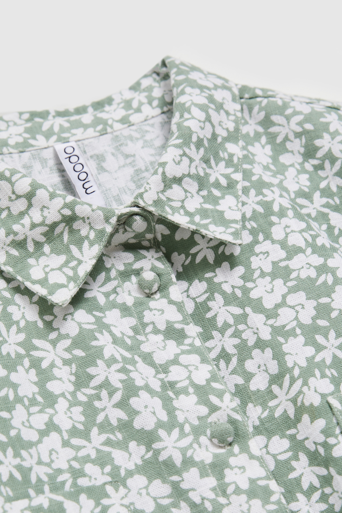 Women's patterned shirt MOODO - olive