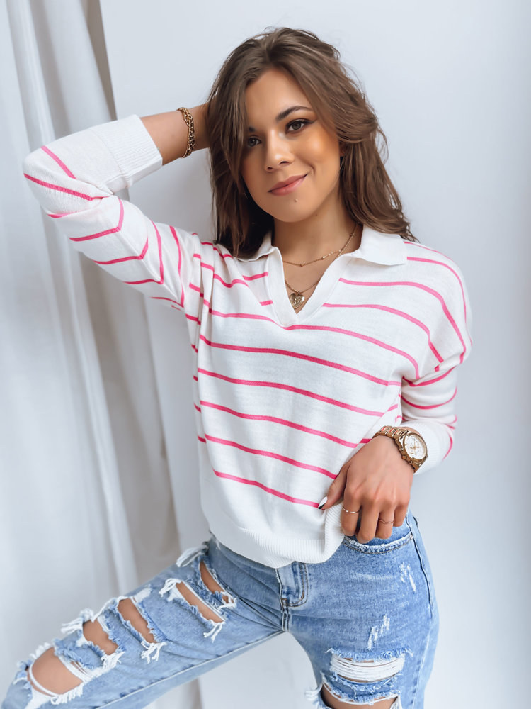Women's sweater SWEET KISS fuchsia Dstreet