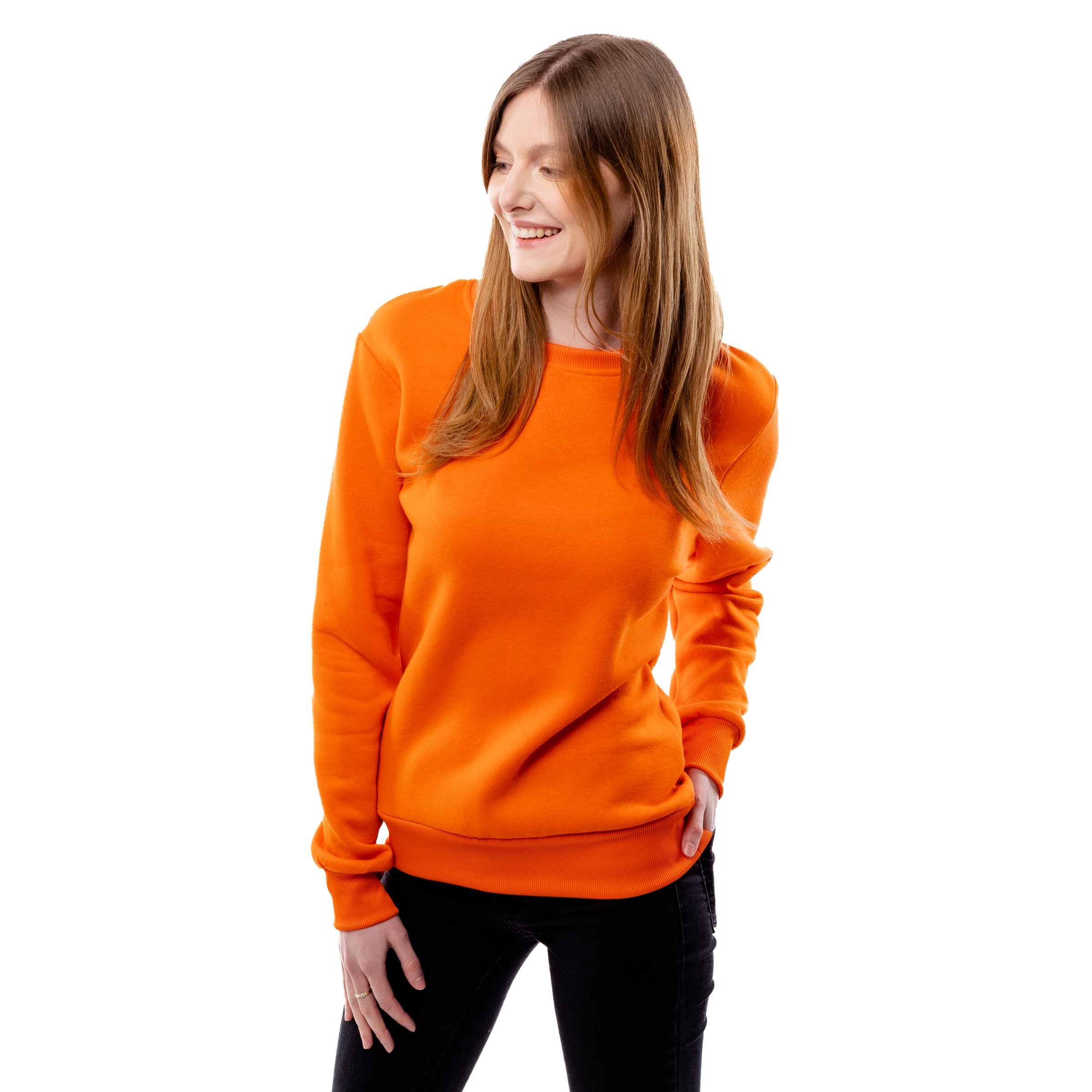 Women&#039;s sweatshirt GLANO - orange