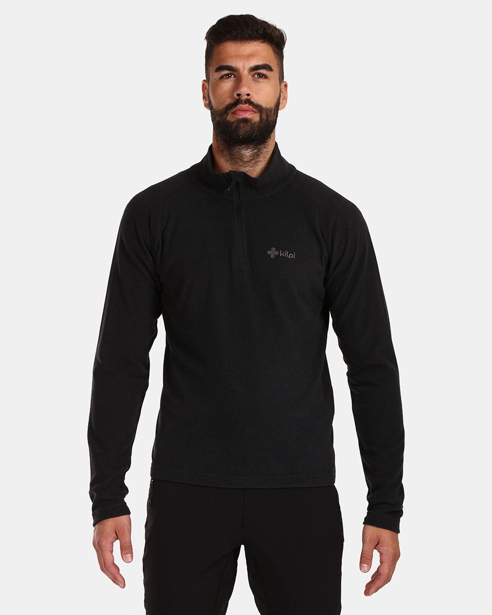 Men's fleece sweatshirt Kilpi ALMERI-M Black
