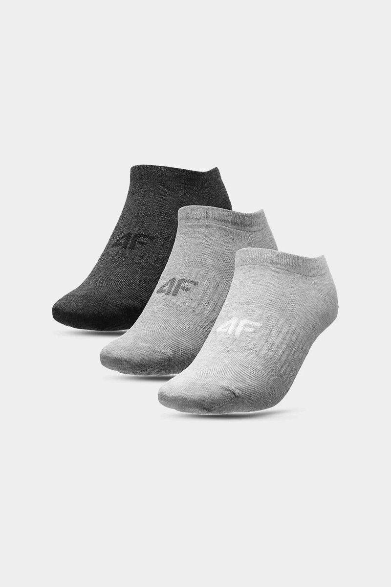 Levně 4F Dámské 3-BACK ponožky šedé