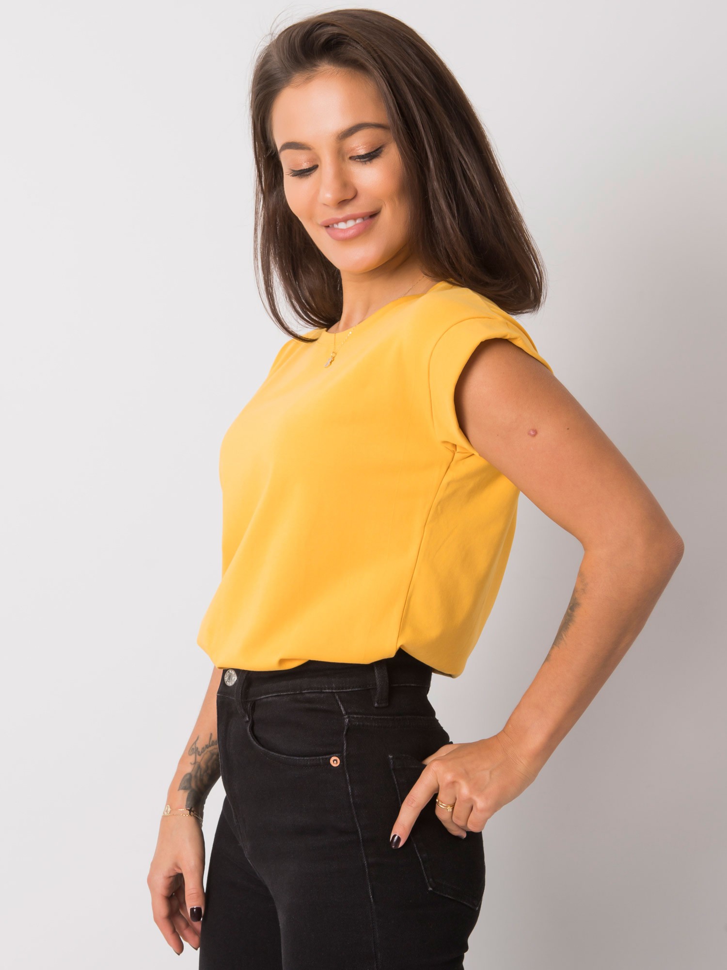 Dámske tričko Fashionhunters Plain