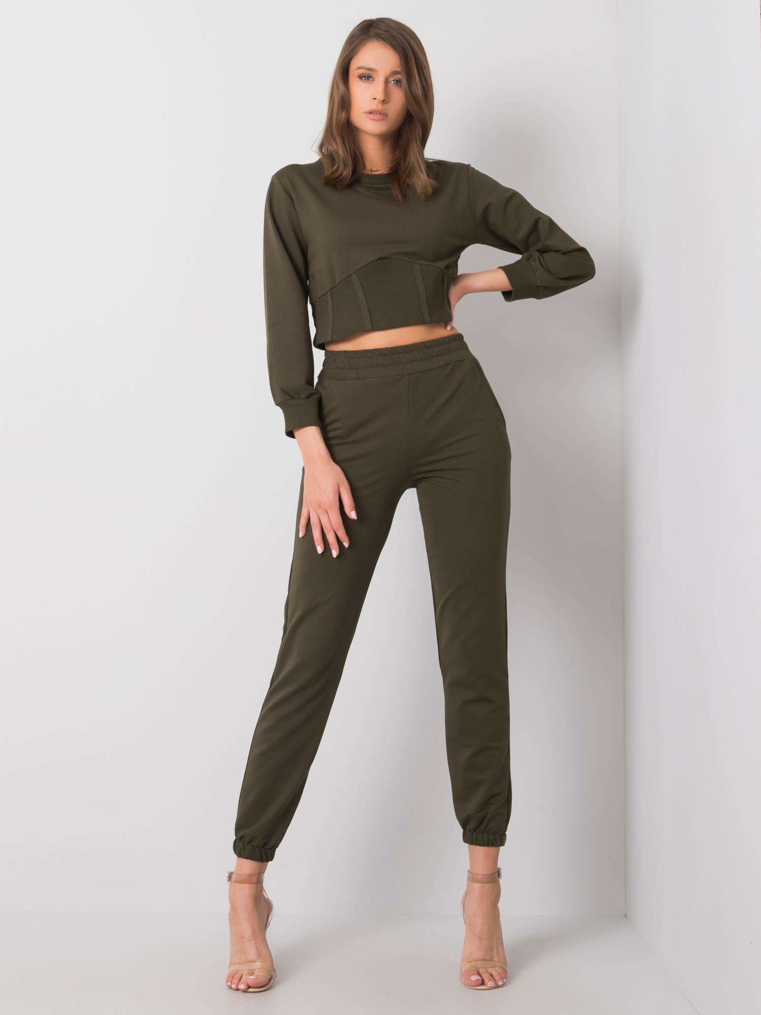 Khaki Casual Set Odille RUE PARIS