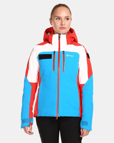 Women's ski jacket KILPI DEXEN-W blue/red