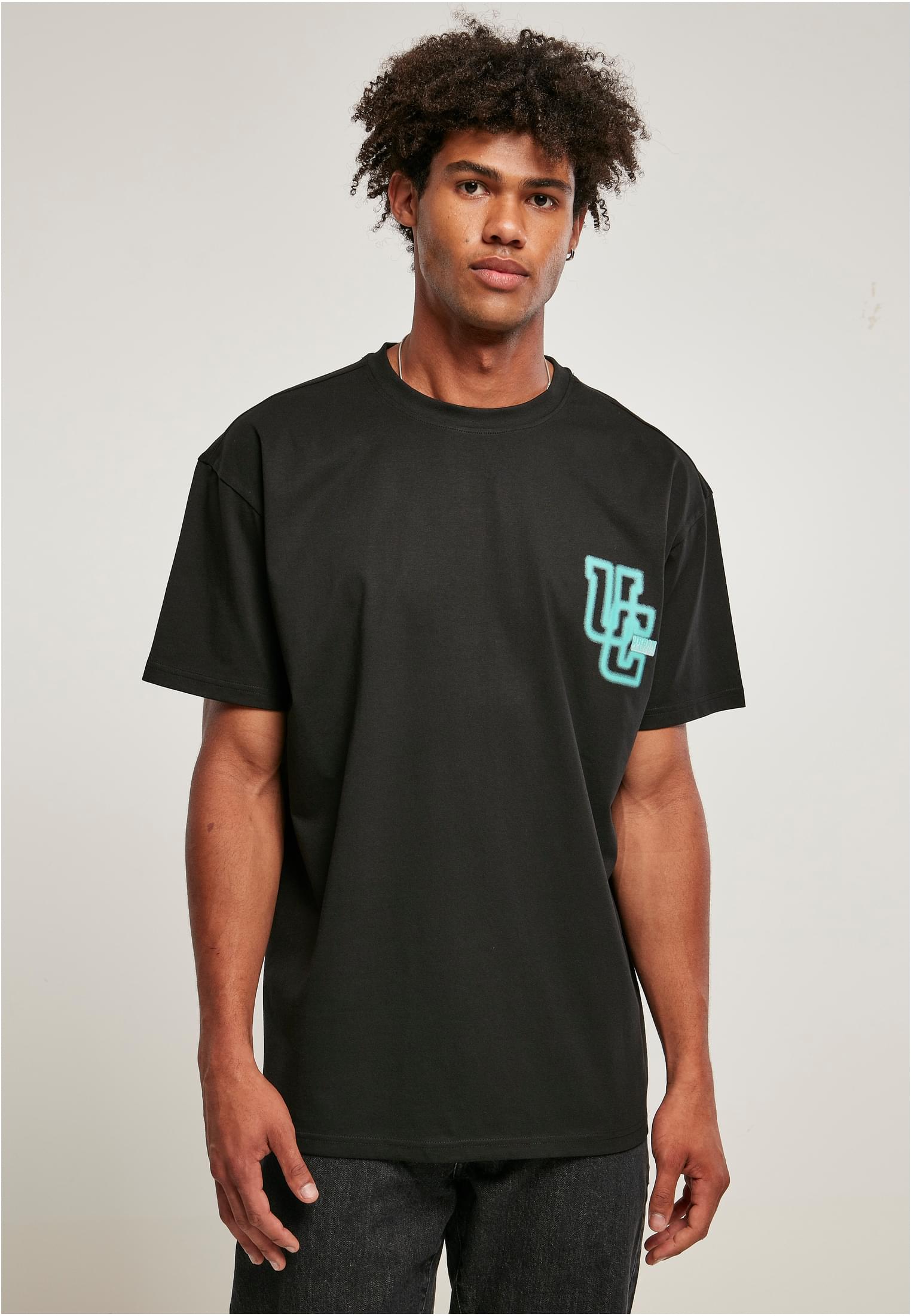 T-shirt With Glow Logo Black