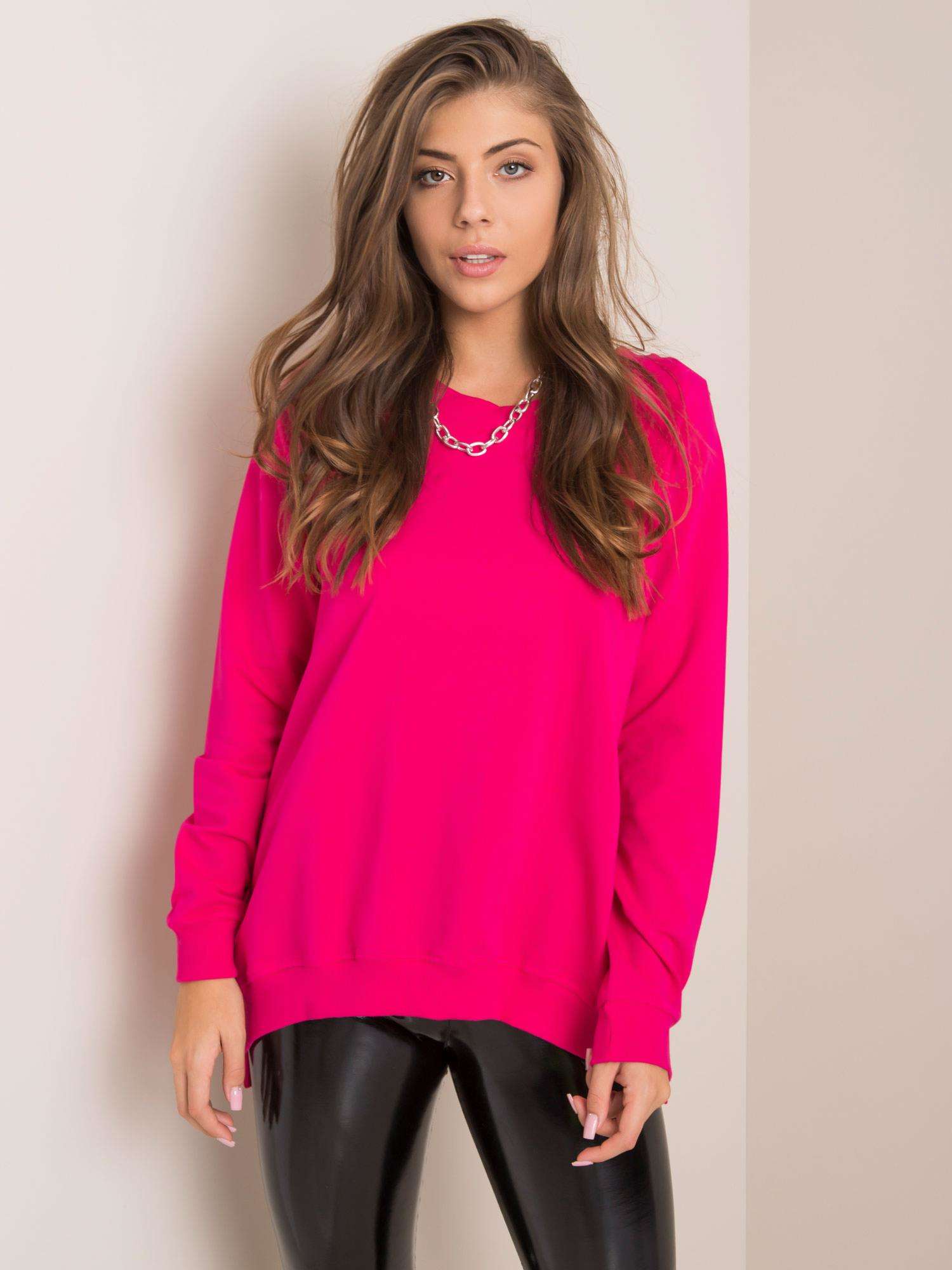 RUE PARIS Fuchsia tricou bumbac