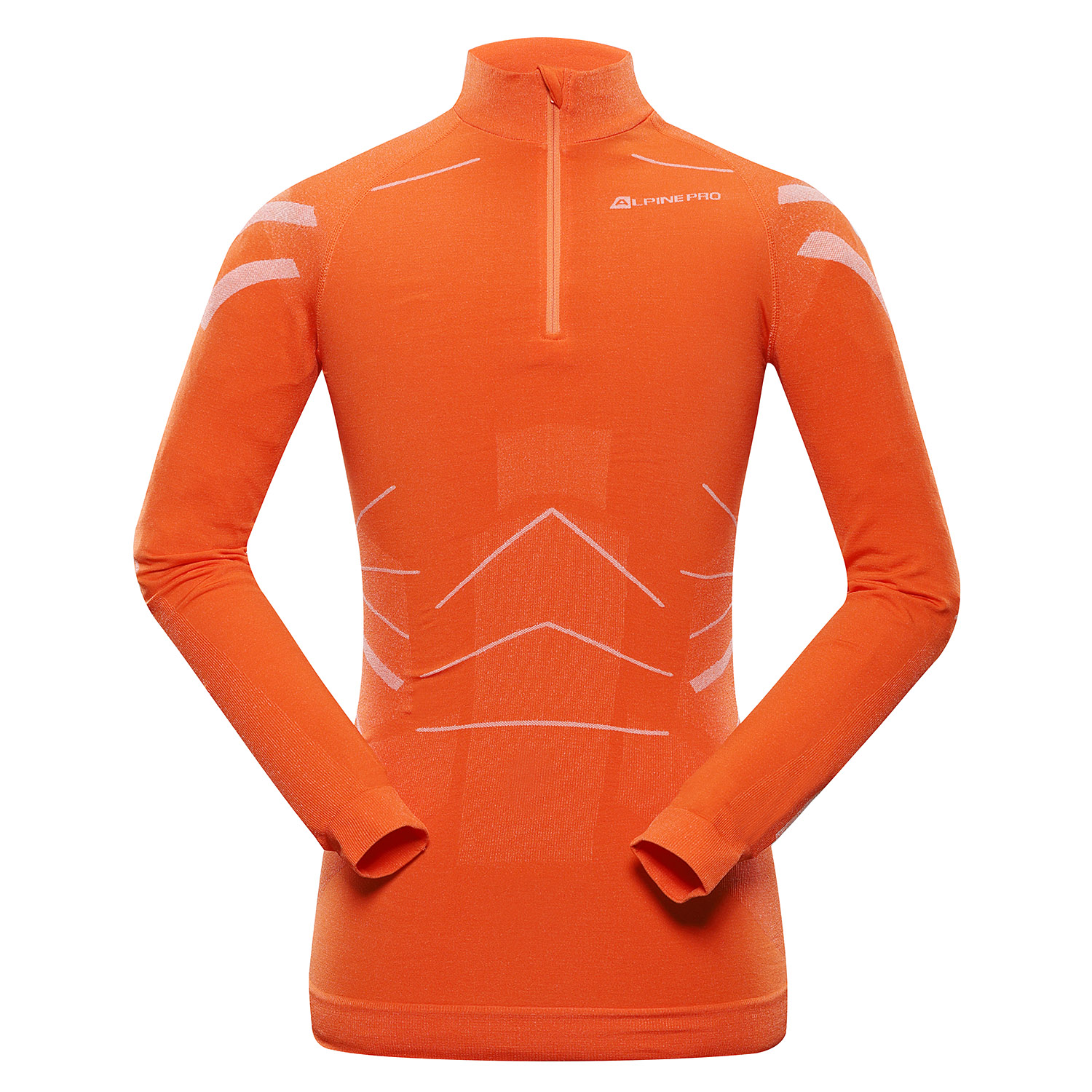 Men's Quick-drying Underwear - T-shirt ALPINE PRO LUBIN SPICY ORANGE