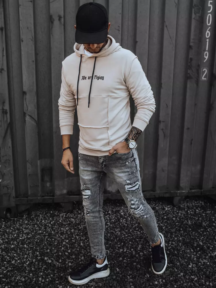Men's Camel Sweatshirt Dstreet