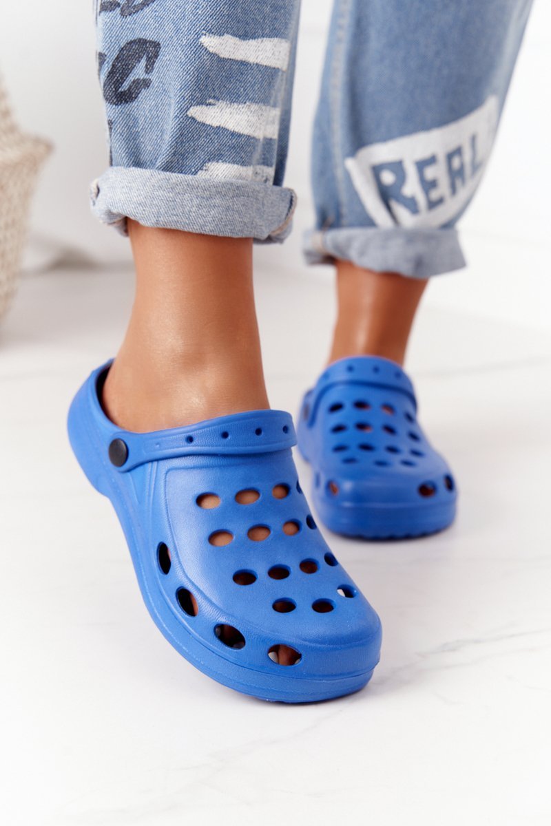 Women's Flip-flops blue foam Crocsy EVA