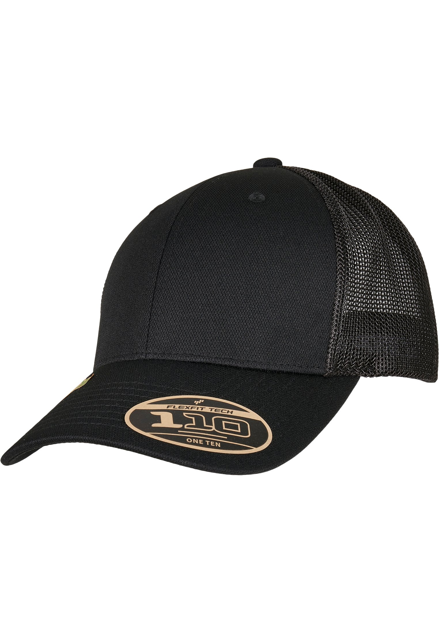 110 Recycled Alpha Shape Trucker Black