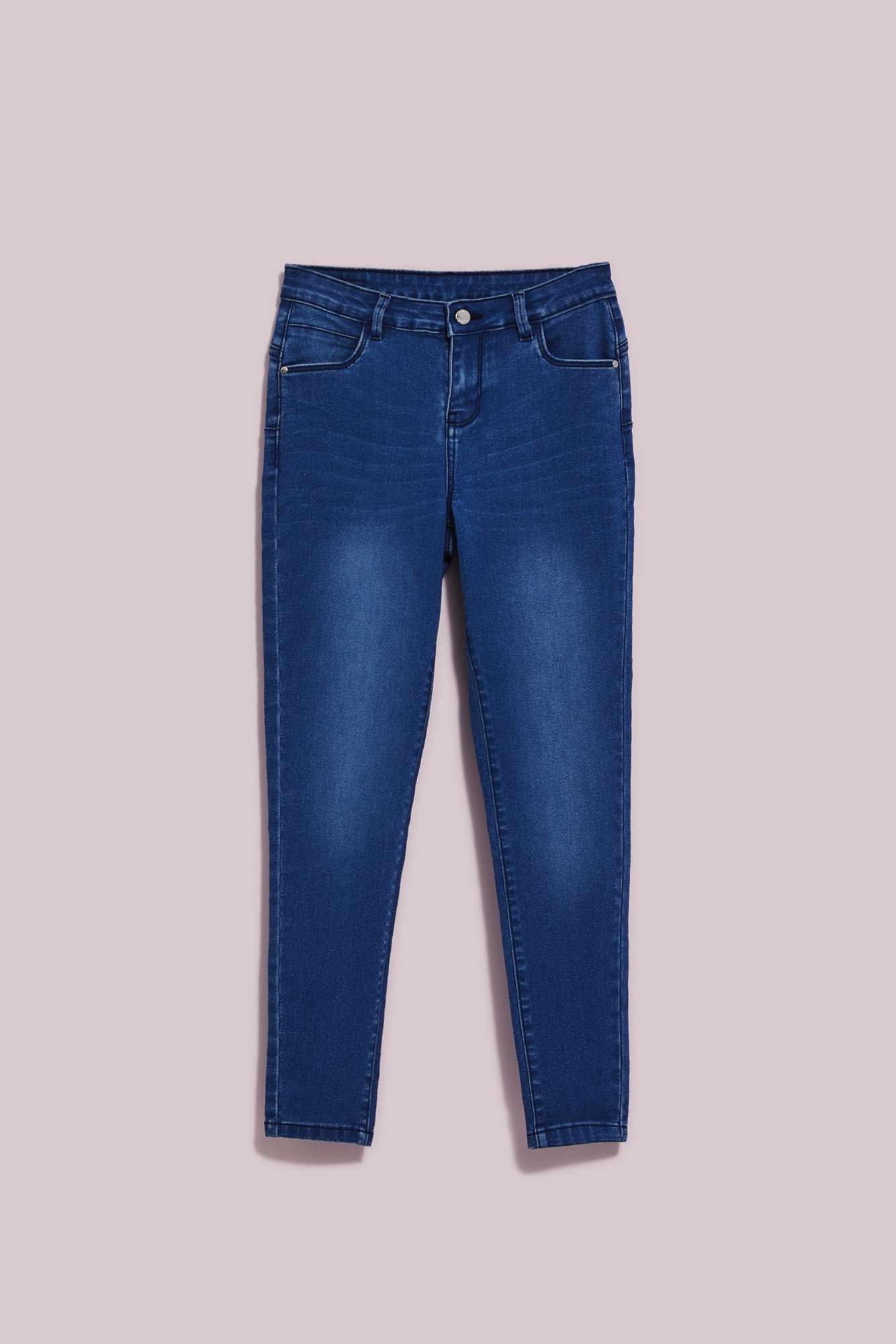 WOMEN'S JEANS L-JE-4014 D.Blue