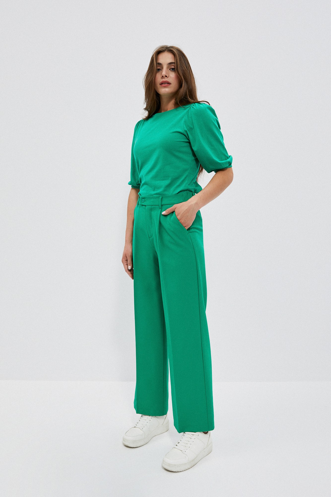 Marisse Women's Trousers L-Sp-4004 Green