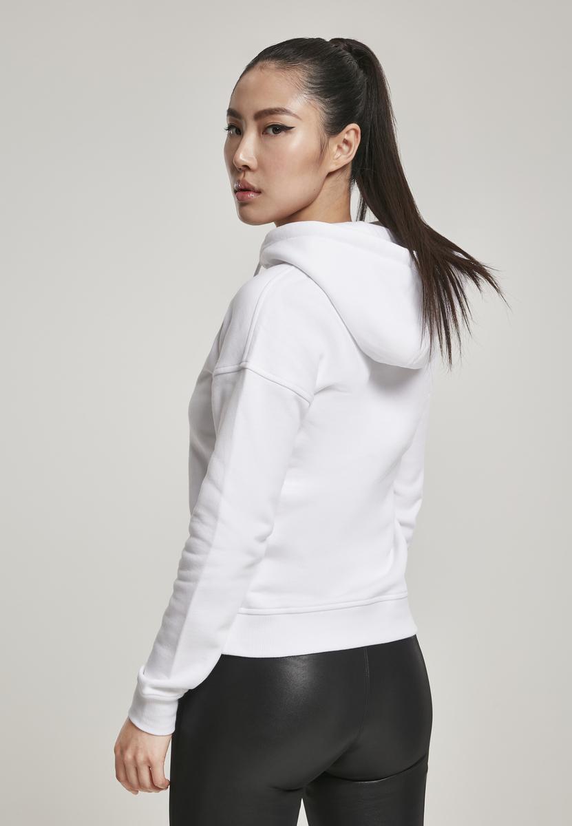 Doamnelor organice Hoody alb