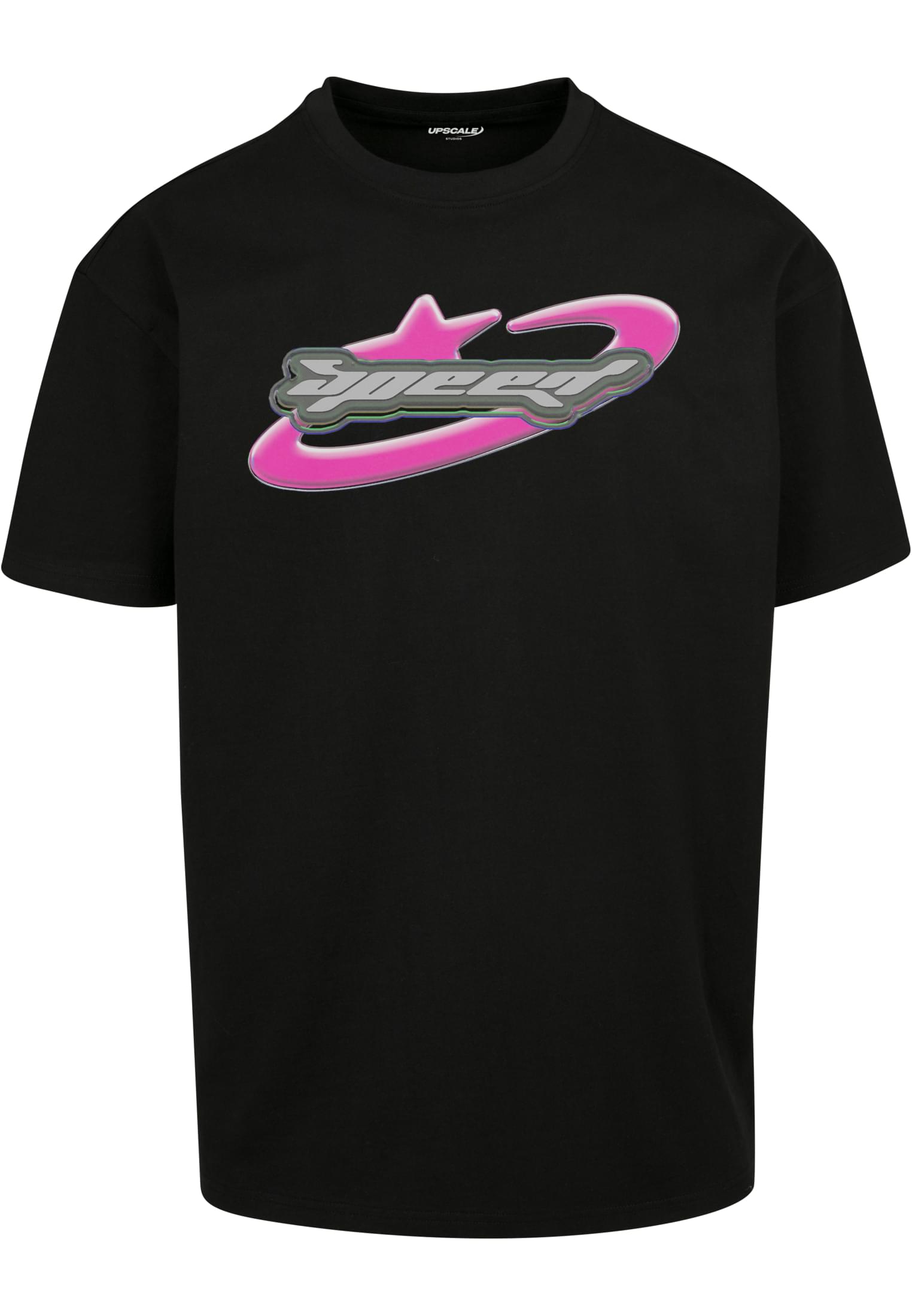 Black T-shirt With Speed Logo