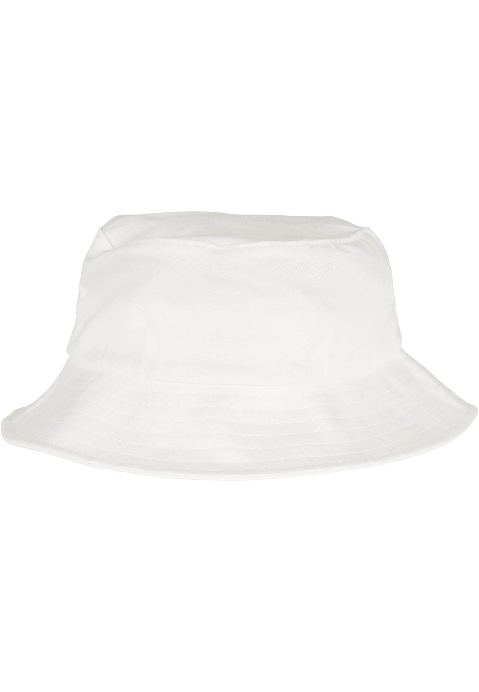 Children's Cap Flexfit Cotton Twill Bucket, White