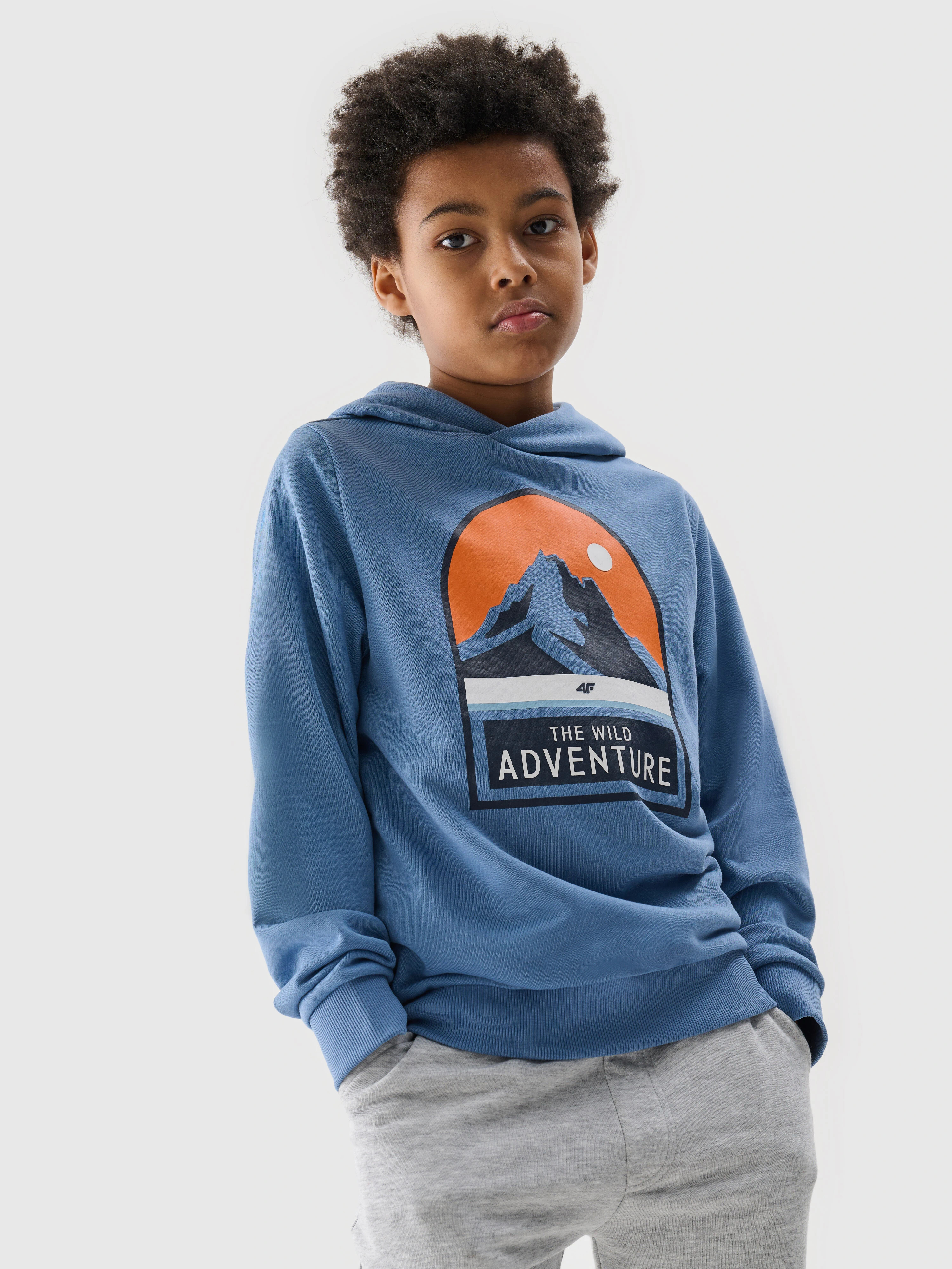 Boys 4F Hoodie - Blue