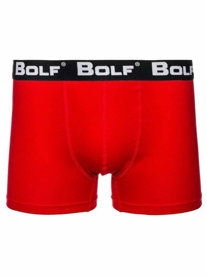 Stylish men's boxers 0953 - red,