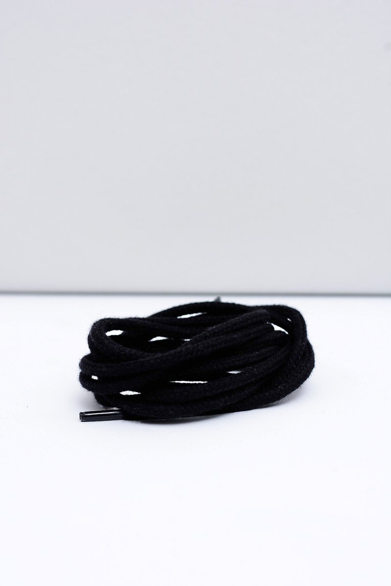 Corbby Black Round Laces