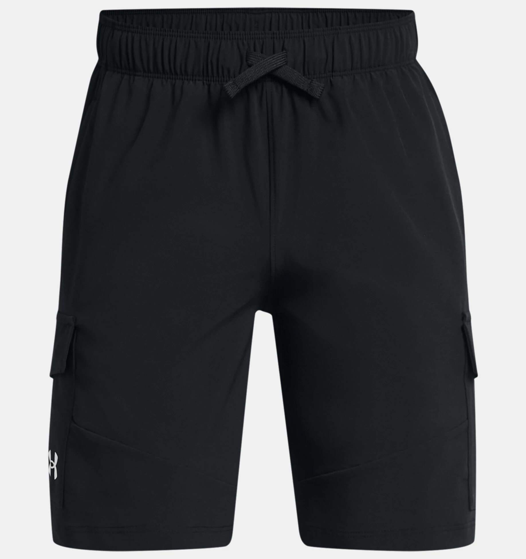 Černé klučičí sportovní kraťasy Under Armour UA Pennant Woven Cargo Short