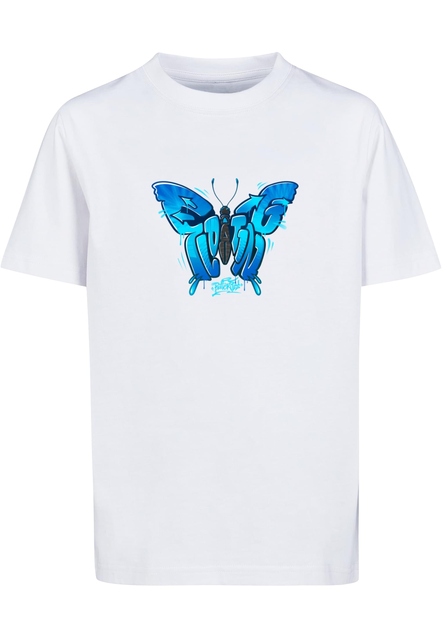 Children's Floating T-Shirt Butterfly White