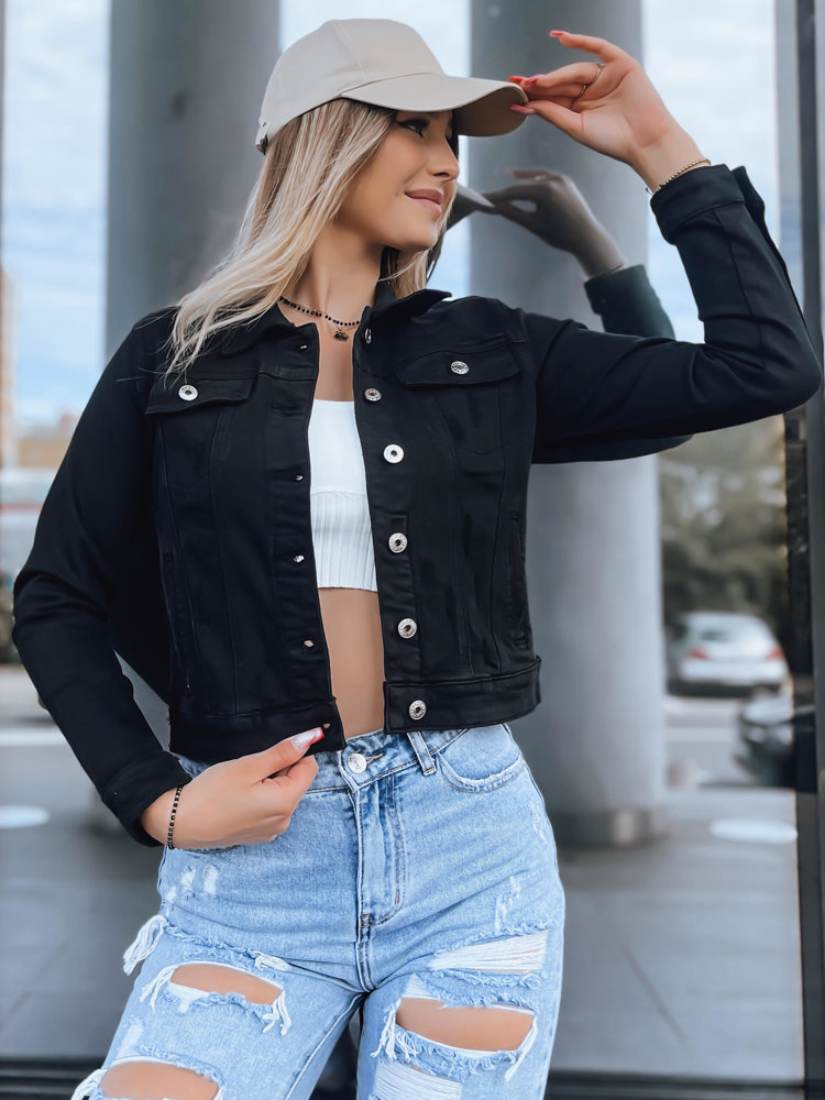 Women's Denim Jacket CELESTIALCHIC Black Dstreet