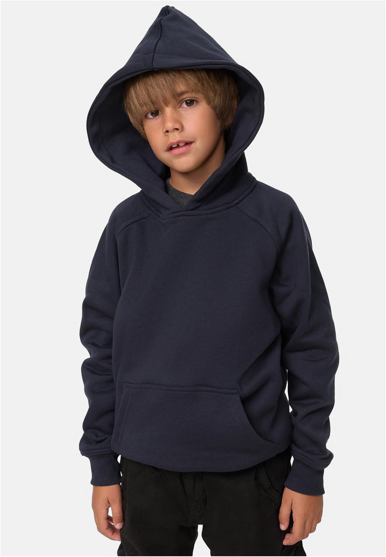 Boys Blank Hoody Navy