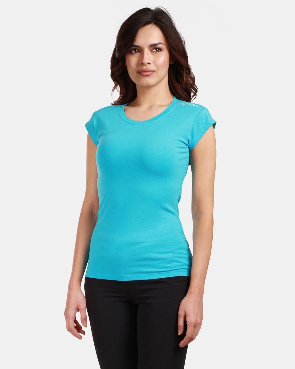 Women's cotton T-shirt Kilpi PROMO-W Blue